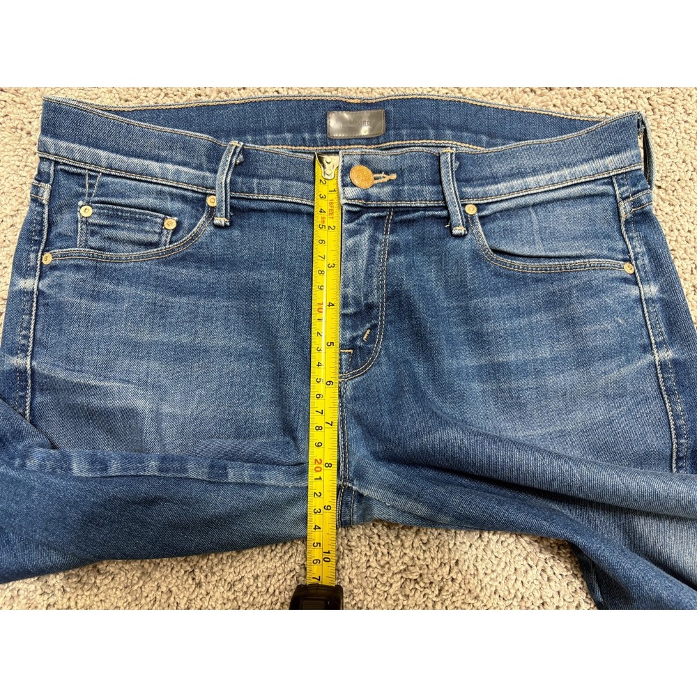MOTHER Jeans Vamp Spiked Heels to Tractor Wheels Stretch Womens 28 (30 x 26.75) - Picture 16 of 16